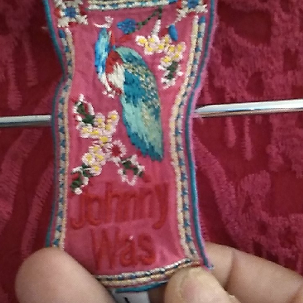 Johnny Was beautiful fuchsia tunic